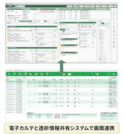 透析情報共有システム画面